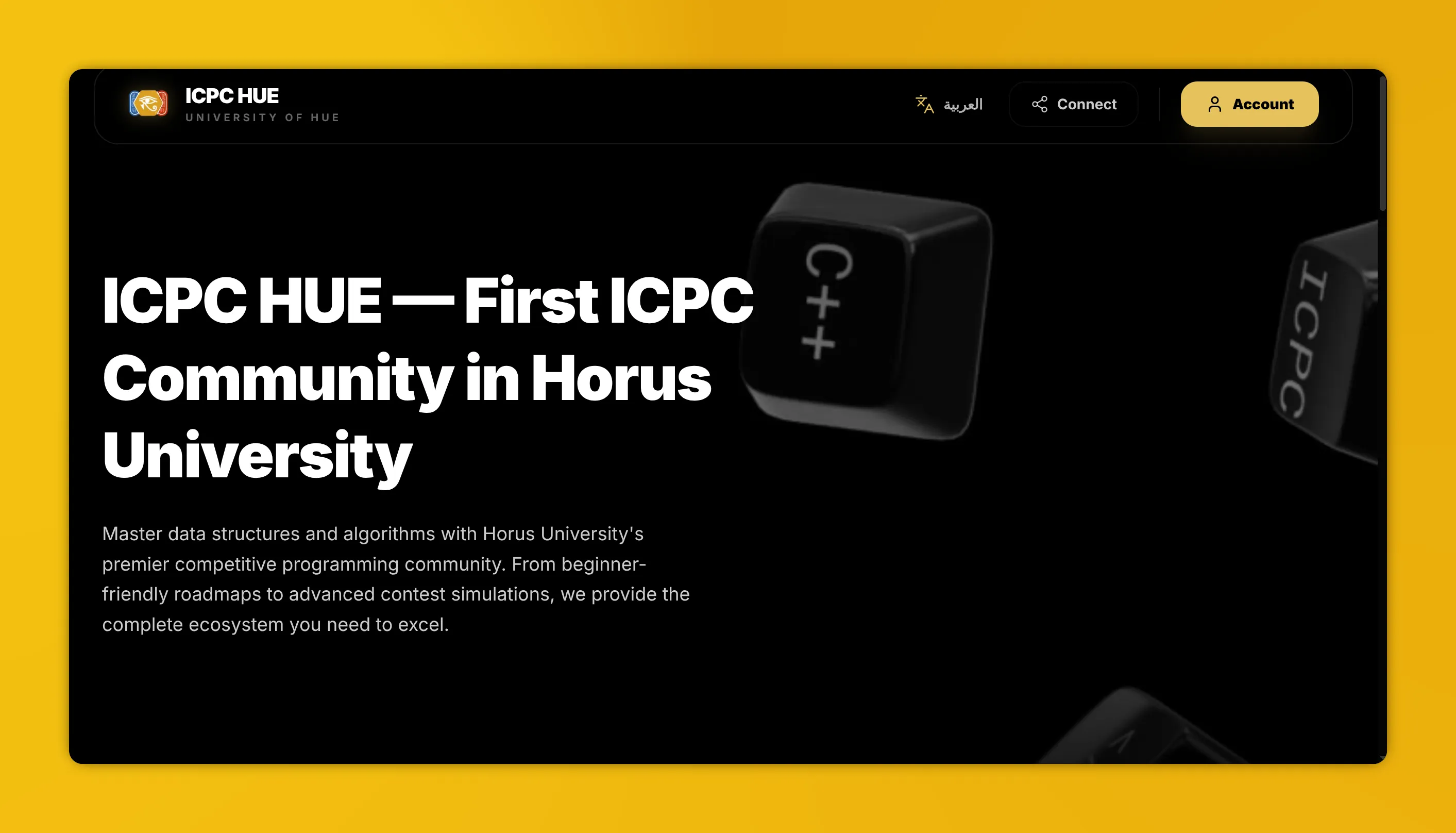 Original Landing Page